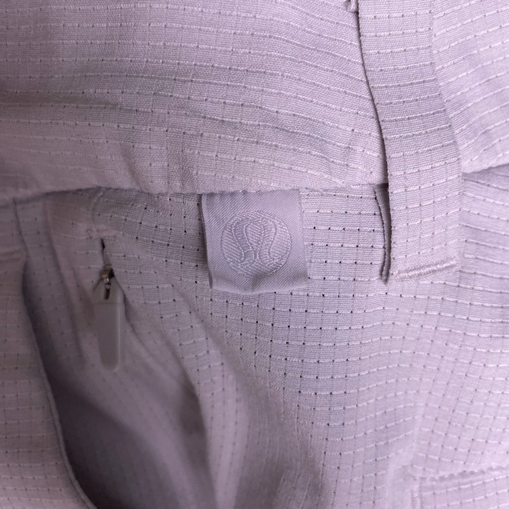 Lululemon Pants 33 (34x30.5) Mens Commision Slim Ventlight White LM5AF5S GUC - Picture 8 of 12